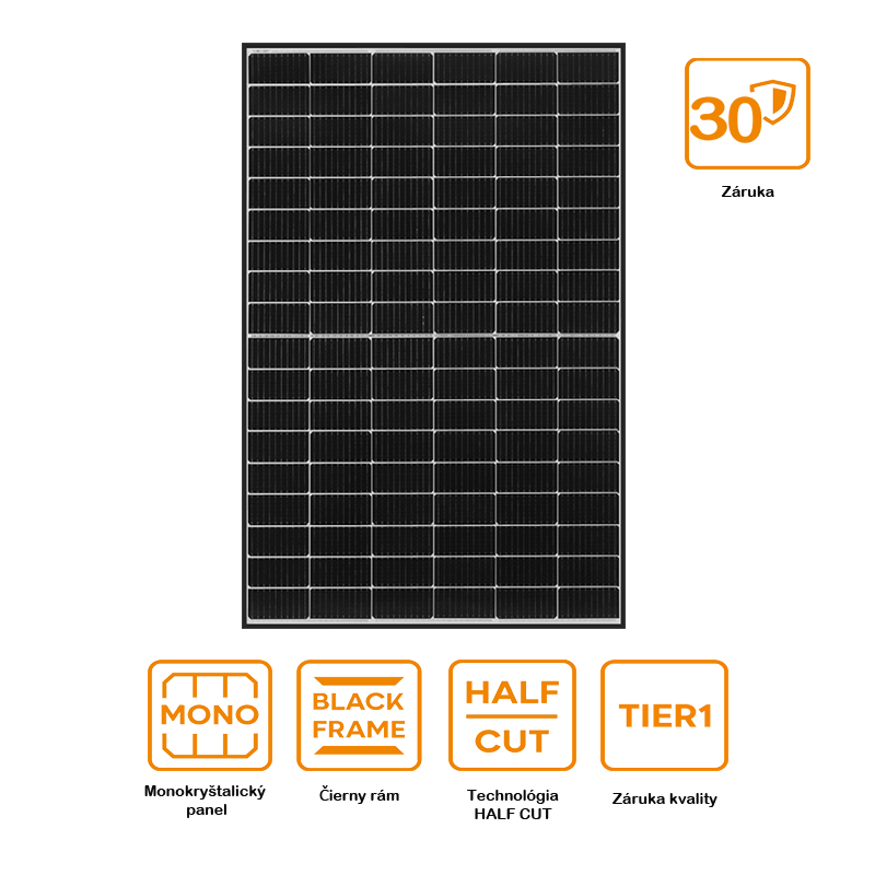 Solárny panel Jinko Solar Tiger Neo N-type 415Wp monokryštalický